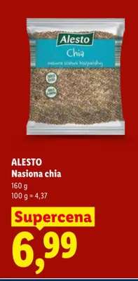 Nasiona chia Alesto promocja w Lidl