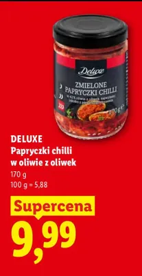 Papryczki chilli w oliwie z oliwek Deluxe promocja w Lidl