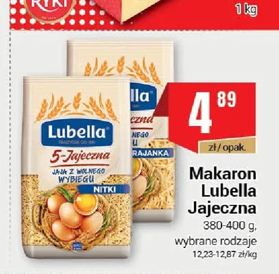 Makaron 5-Jajeczna nitki Lubella promocja w Premium Nasz Sklep