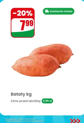 Bataty promocja w Dino