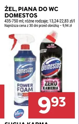 Żel, piana do wc Domestos promocja w Stokrotka