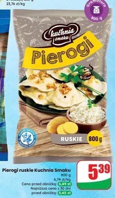 Pierogi ruskie promocja w Dino