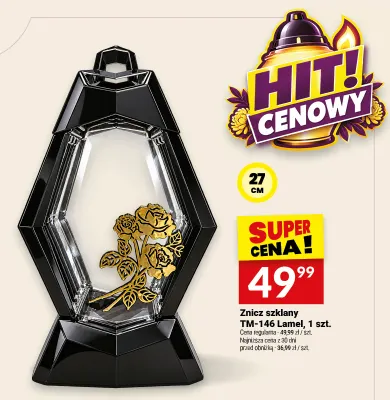 Znicz szklany TM-146 Lamel promocja w Twój Market