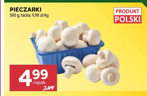 Pieczarki promocja w Stokrotka