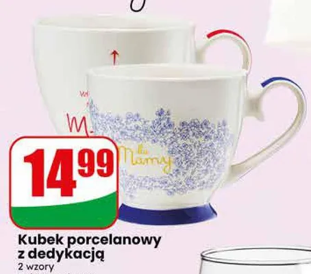 Kubek porcelanowy 330 ml promocja w Dino