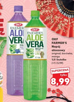 Napój aloesowy original, borówka, mango promocja w Kaufland