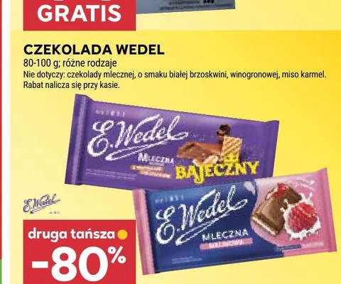 Czekolada E.Wedel Bajeczny promocja w Stokrotka
