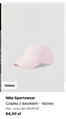 Czapka z daszkiem Nike Sportswear różowa promocja w Lounge by Zalando