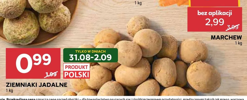 Ziemniaki jadalne polskie promocja w Stokrotka