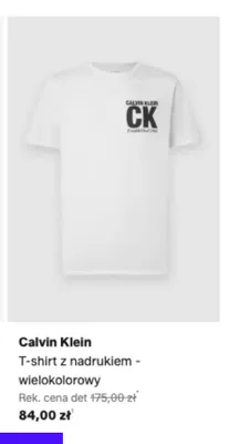 T-shirt z nadrukiem wielokolorowy Calvin Klein promocja w Lounge by Zalando