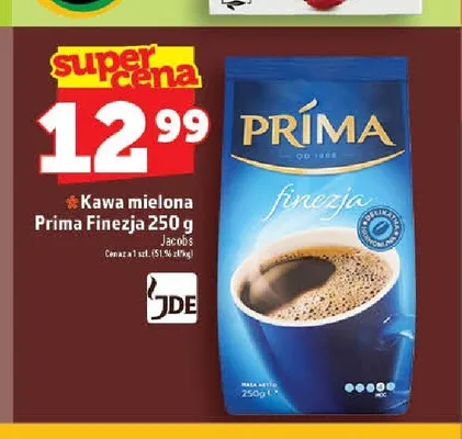 Kawa mielona Prima Finezja promocja w TOPAZ