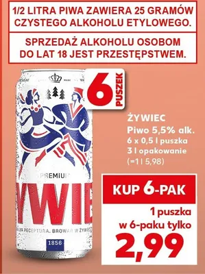Piwo promocja w Kaufland
