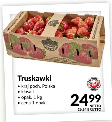 Truskawki promocja w Makro