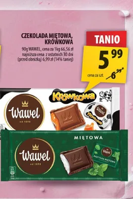 Czekolada Krówkowa Wawel promocja w Arhelan