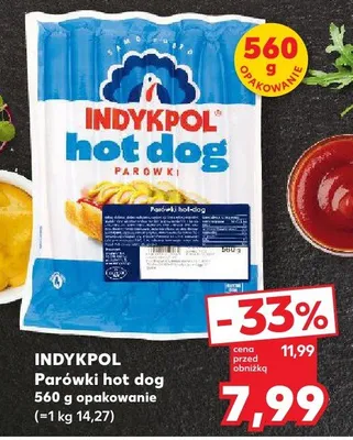 Parówki hot dog promocja w Kaufland