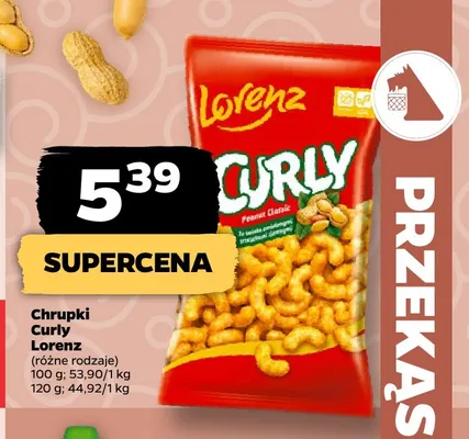 Chrupki Curly Lorenz promocja w Netto