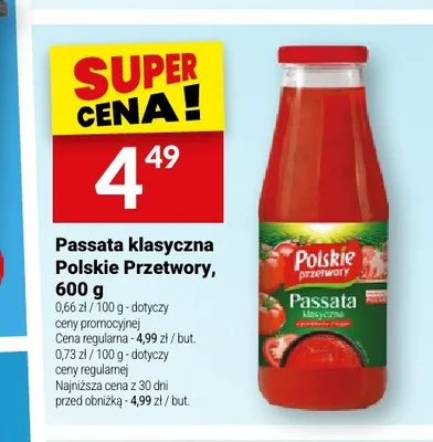 Passata klasyczna Polskie Przetwory promocja w Twój Market