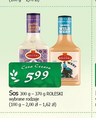 Sos Roleski promocja w CEZAR Delikatesy