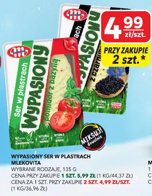 Wypasiony ser w plastrach wybrane rodzaje promocja w Top Market