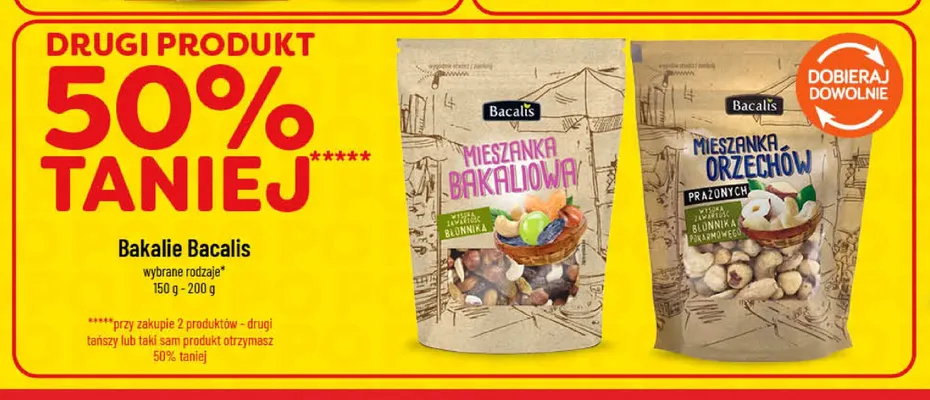 Mieszanka bakaliowa Bacalis promocja w POLOmarket