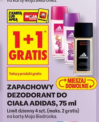 Dezodorant do ciała Adidas Active Bodies promocja w Biedronka