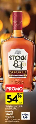 Brandy Stock 84 Originale promocja w Intermarche