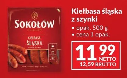 Kiełbasa śląska z szynki promocja w Makro