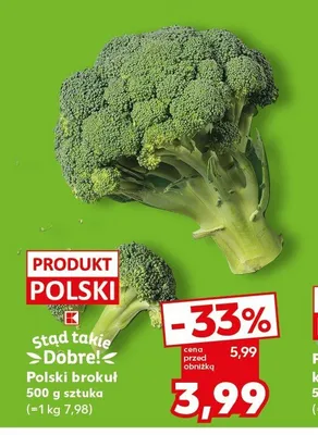 Brokuł polski promocja w Kaufland