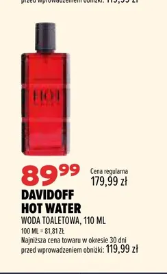 Woda toaletowa Davidoff horizon promocja w Drogerie Natura
