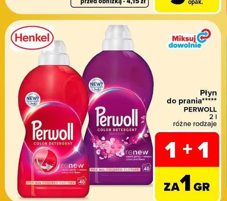 Płyn do prania Perwoll promocja w Carrefour