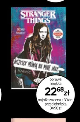 Książka Stranger Things Wszyscy mówią na mnie Max oprawa miękka promocja w Empik