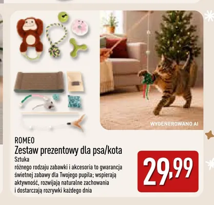 Zestaw prezentowy dla psa Romeo promocja w Aldi