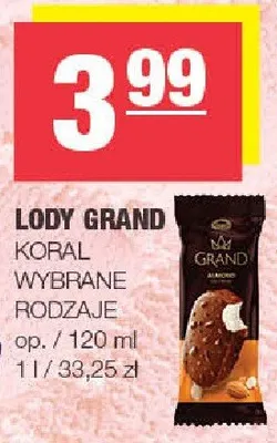 Lody Grand promocja w SPAR