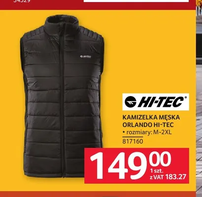 Kamizelka męska Orlando Hi-Tec promocja w Selgros
