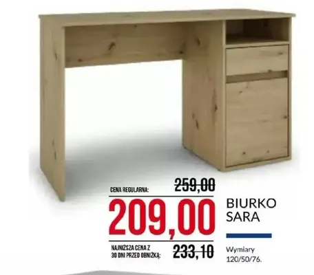 Biurko Sara promocja w Abra Meble