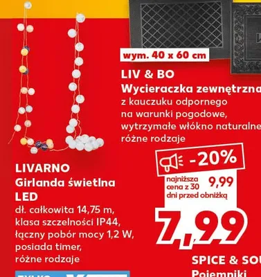 Girlanda świetlna LED Livarno promocja w Kaufland