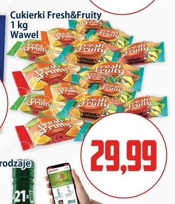Cukierki Fresh & Fruity Wawel promocja w Kupiec