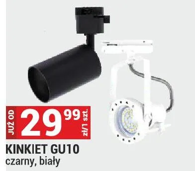 Kinkiet GU10 czarny promocja w Merkury Market