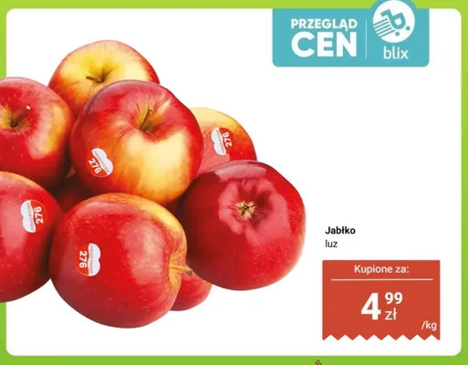 Jabłko polskie luz promocja w Dino