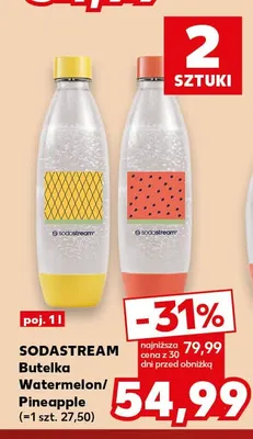 Butelka Sodastream Watermelon Pineapple 2-pak promocja w Kaufland