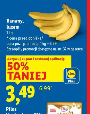 Banany promocja w Lidl
