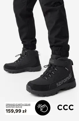 Buty Sprandi Earth Gear Winter Wave promocja w CCC