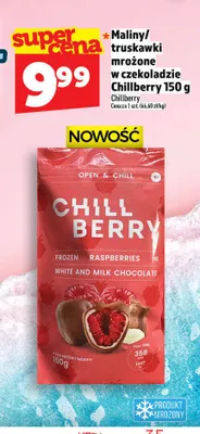 Maliny mrożone w czekoladzie Chillberry promocja w TOPAZ