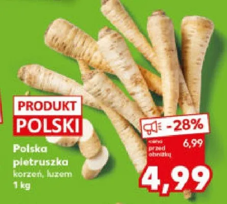 Pietruszka korzeń, luzem promocja w Kaufland