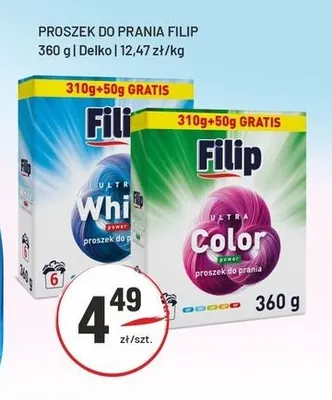 Proszek do prania Filip White promocja w Sedal