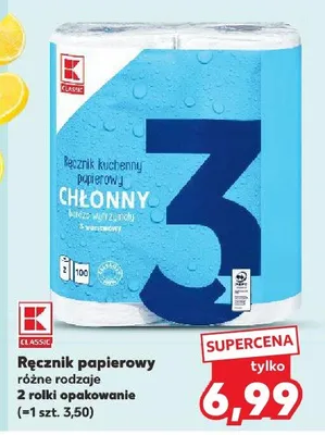 Ręcznik papierowy różne rodzaje promocja w Kaufland