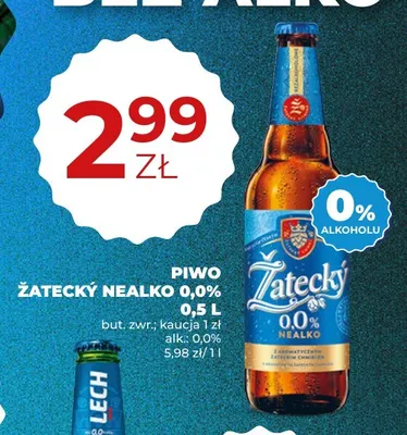 Piwo bezalkoholowe Žatecký Nealko promocja w Duży Ben