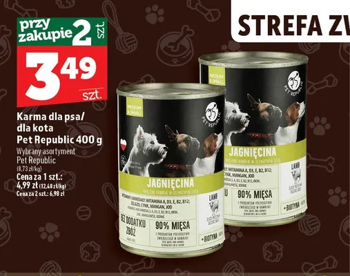 Karma dla psa Pet Republic promocja w TOPAZ