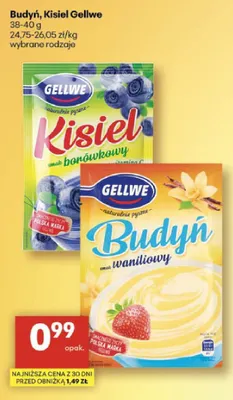 Kisiel borówkowy promocja w Delikatesy Centrum