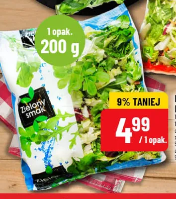 Mix sałat Popularny Zielony Smak promocja w POLOmarket